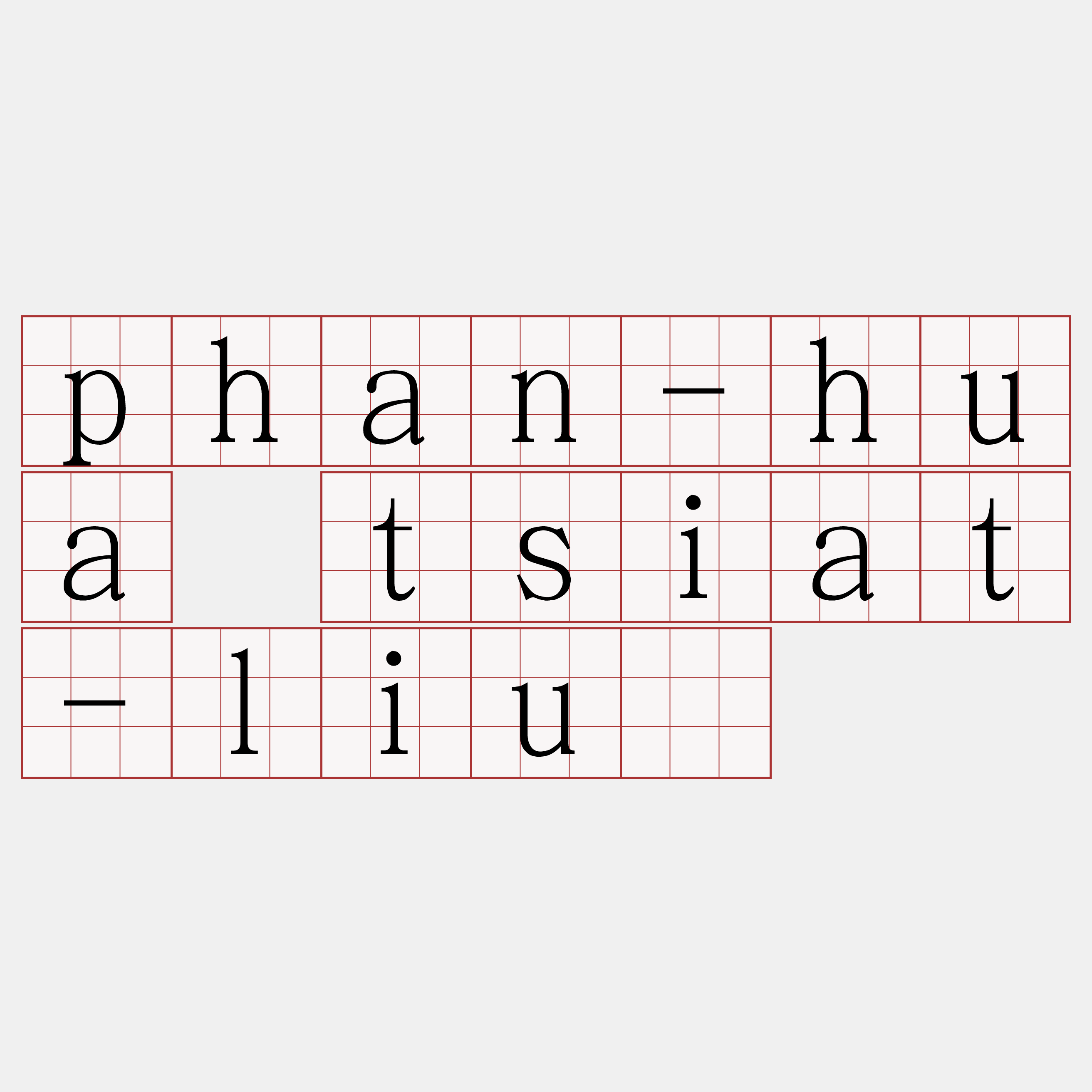 phan-hua tsiat-liú